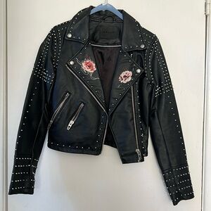 Blank NYC Leather Studded Jacket